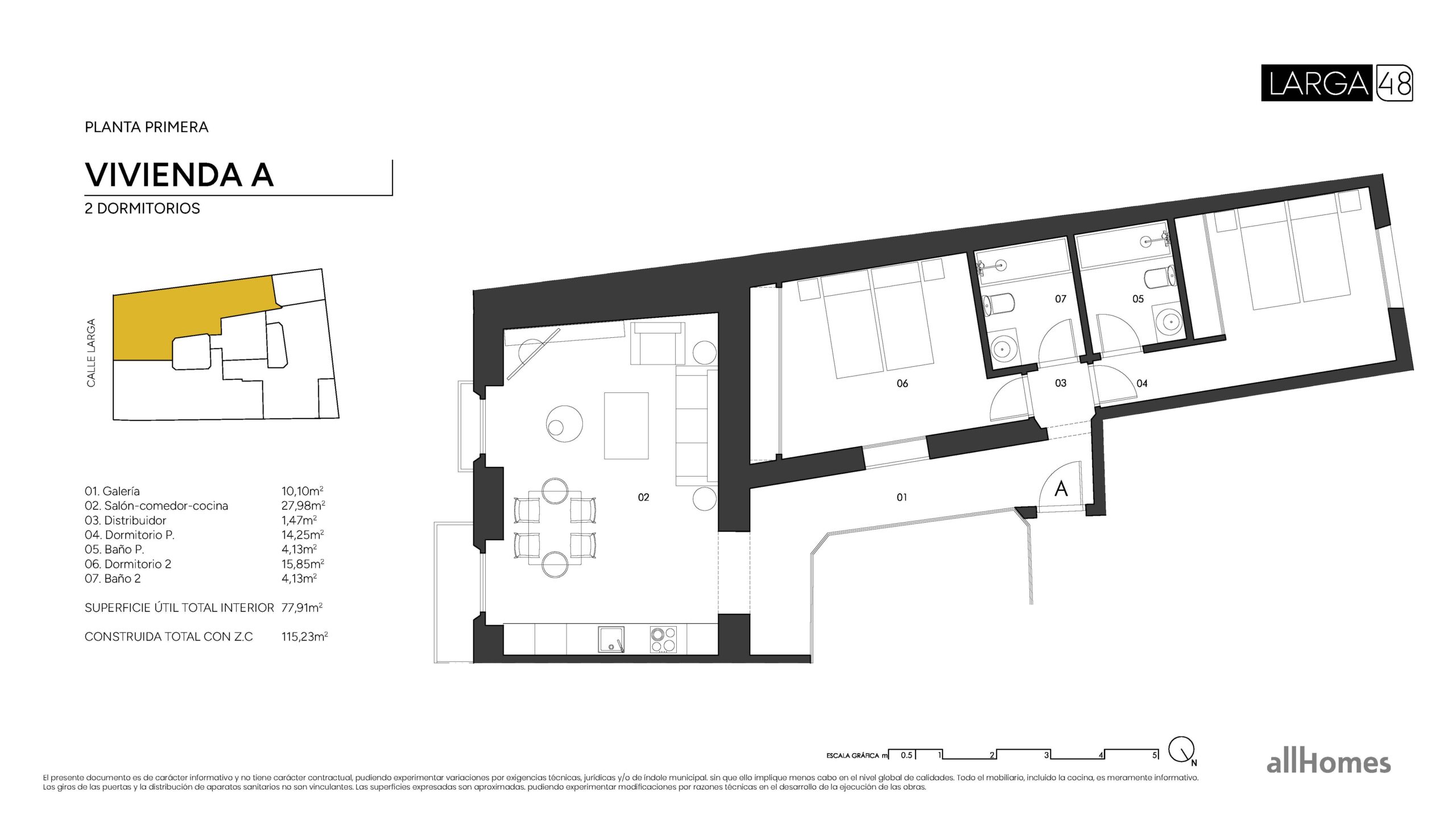 Larga48_Vivienda A-2_Dormitorios